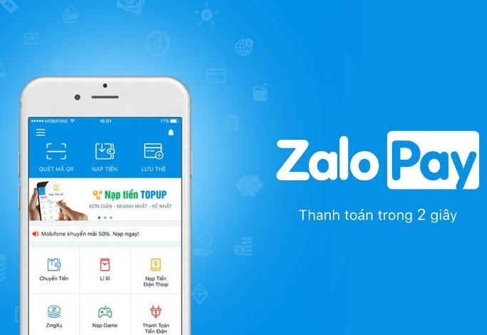 ZaloPay - ứng dụng quen thuộc của người bán hàng online