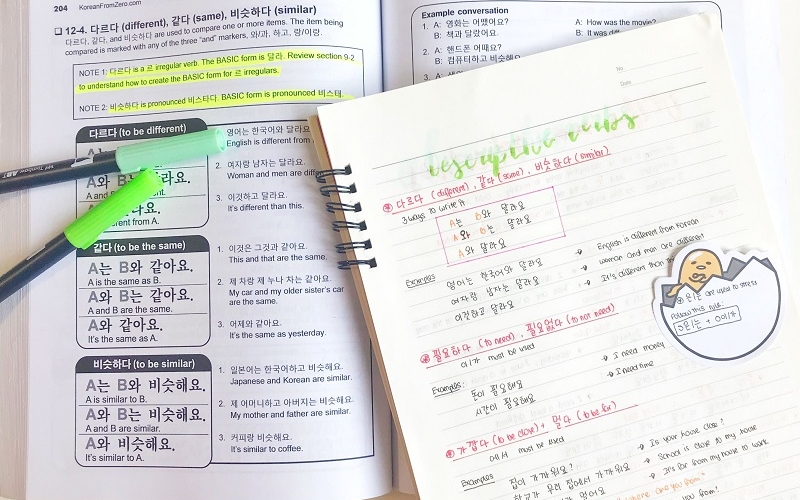 Chọn sách dạy tiếng Hàn theo trình độ