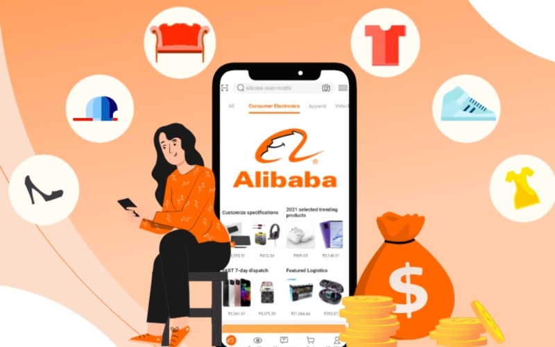 chọn sản phẩm cần mua trên Alibaba