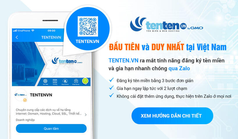 Nhà cung cấp domain Tenten